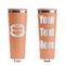 Sports Peach RTIC Everyday Tumbler - 28 oz. - Front and Back