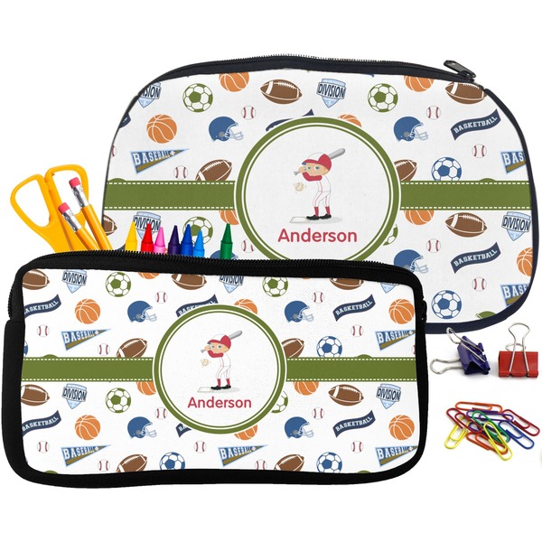 Sports Pencil / School Supplies Bags Small and Medium