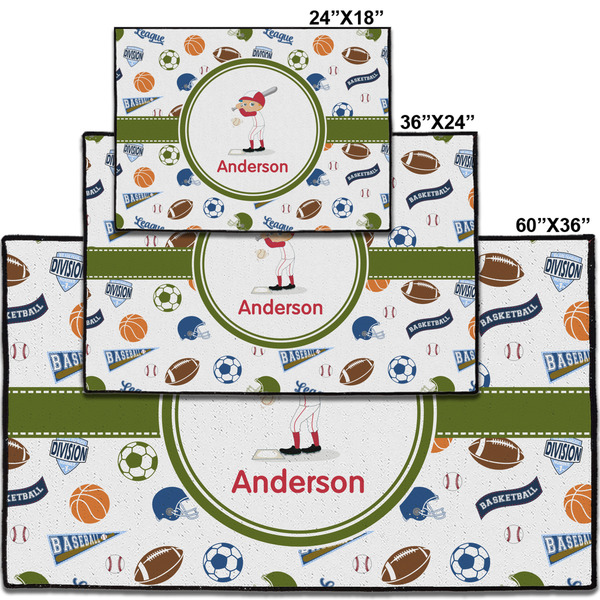 Sports Personalized Door Mat - Group Parent IMF