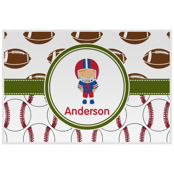 Sports Personalized Placemat (Back)