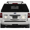 Sports Personalized Square Car Magnets on Ford Explorer
