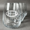 Sports Stemless Wine Glasses (Set of 4) (Personalized)
