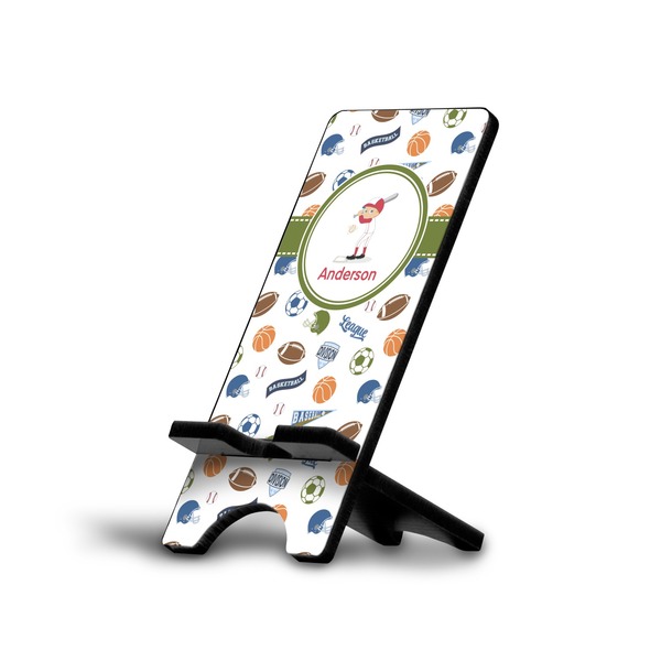 Custom Sports Cell Phone Stand (Large) (Personalized)