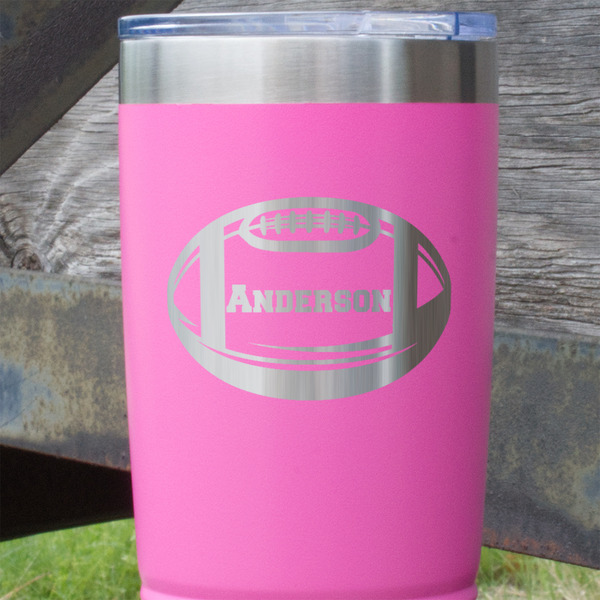 Sports Pink Polar Camel Tumbler - 20oz - Close Up