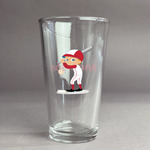 Sports Pint Glass - Full Color Logo (Personalized)