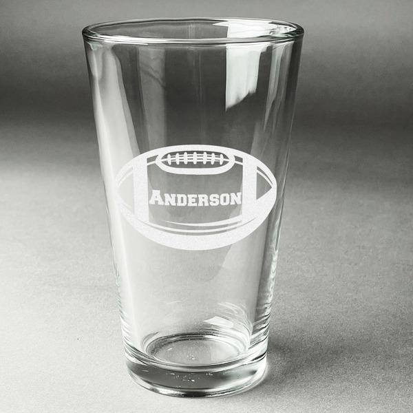 Custom Sports Pint Glass - Engraved (Single) (Personalized)