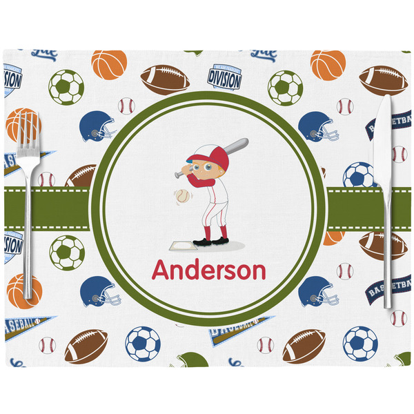Sports Placemat with Props