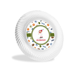 Sports Plastic Party Appetizer & Dessert Plates - 6" (Personalized)