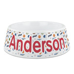 Sports Plastic Dog Bowl - Medium (Personalized)