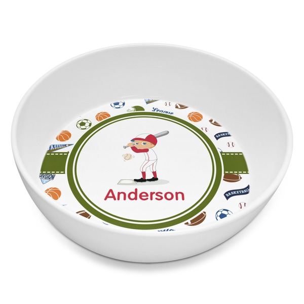 Custom Sports Melamine Bowl - 8 oz (Personalized)