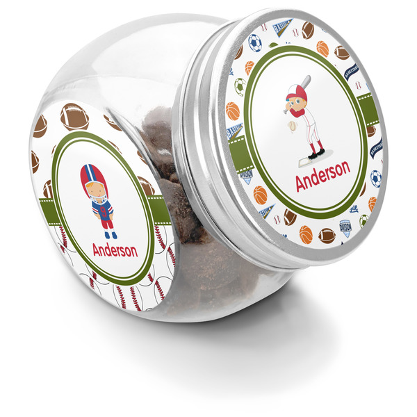 Custom Sports Puppy Treat Jar (Personalized)