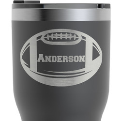 Sports RTIC Tumbler - Black - Engraved Front & Back (Personalized)