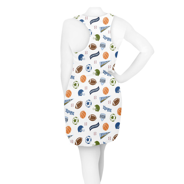 Sports Racerback Dress - On Model - Back