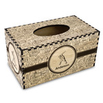 Sports Wood Tissue Box Cover - Rectangle (Personalized)