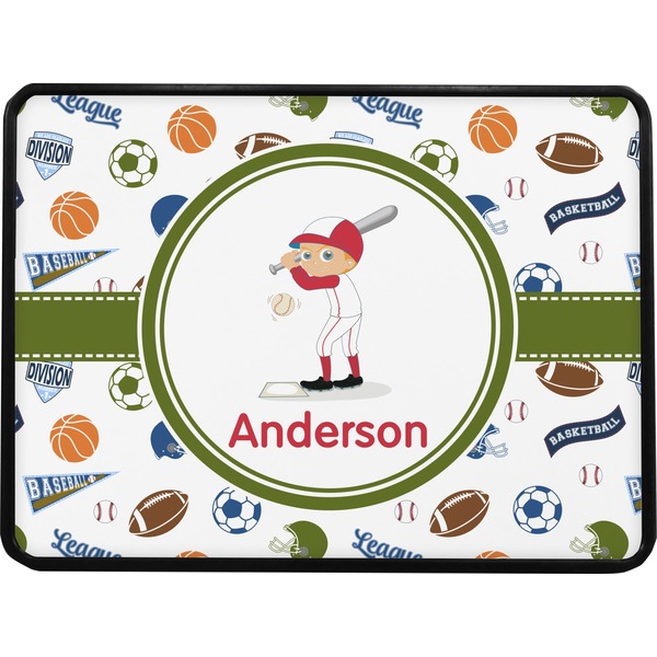 Sports Rectangular Car Hitch Cover w/ FRP Insert (Select Size)