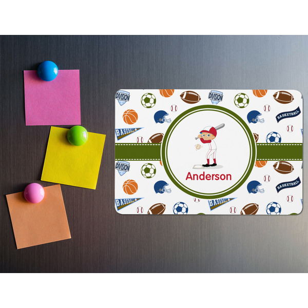Sports Rectangular Fridge Magnet - LIFESTYLE