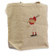 Sports Reusable Cotton Grocery Bag - Front View