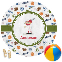 Sports Round Beach Towel (Personalized)