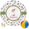 Sports Round Beach Towel (Personalized)