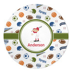 Sports 5' Round Indoor Area Rug (Personalized)