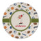 Sports Round Linen Placemat (Personalized)