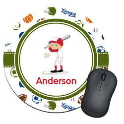 Sports Round Mouse Pad (Personalized)