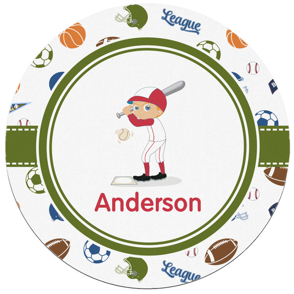 Sports Round Mousepad - APPROVAL