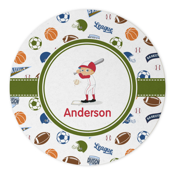 Sports Round Paper Coaster - Approval
