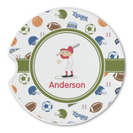 Sports Sandstone Car Coaster - Single (Personalized)