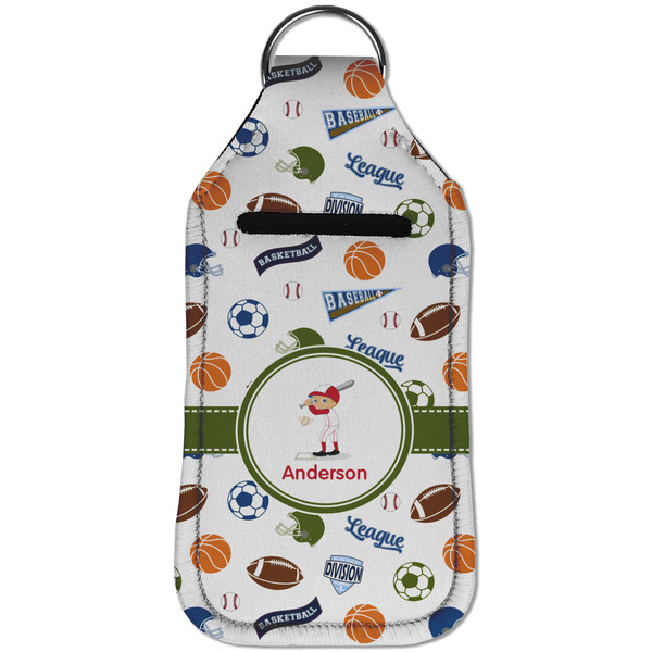 Sports Sanitizer Holder Keychain - Large (Front)