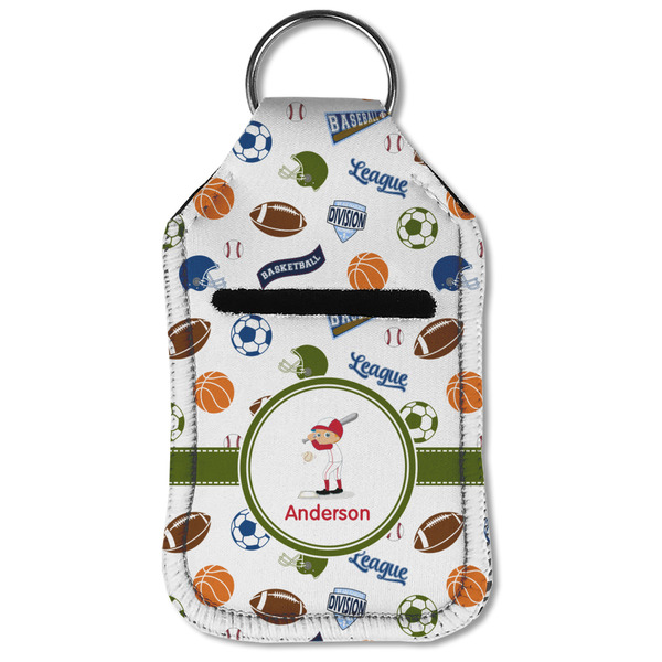 Sports Sanitizer Holder Keychain - Small (Front Flat)