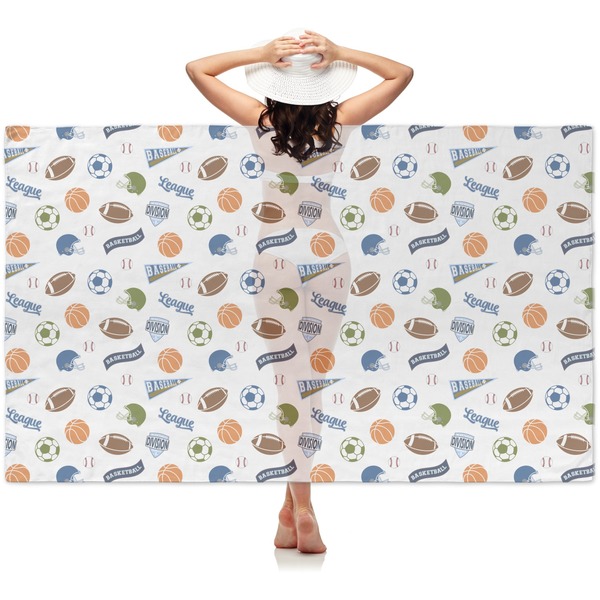 Custom Sports Sheer Sarong