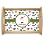 Sports Natural Wooden Tray - Small (Personalized)