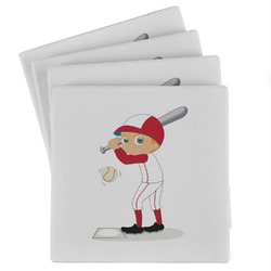 Sports Absorbent Stone Coasters - Set of 4