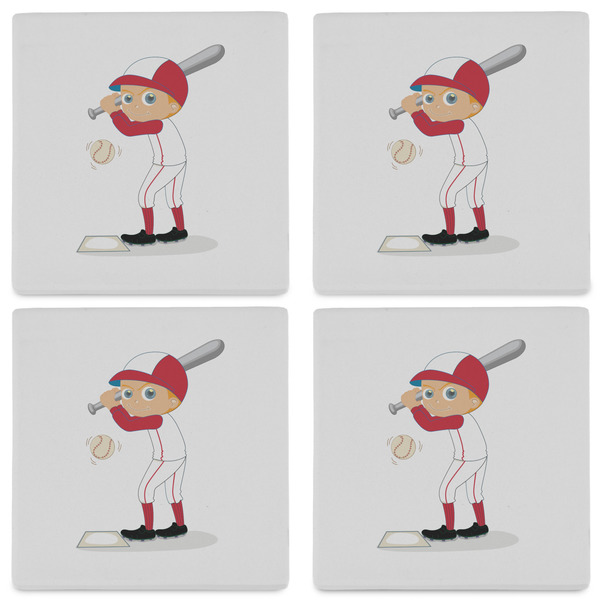 Sports Set of 4 Sandstone Coasters - See All 4 View