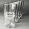 Sports Pint Glasses - Engraved (Set of 4) (Personalized)