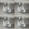 Sports Set of Four Personalized Stemless Wineglasses (Approval)
