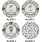 Sports Set of Lunch / Dinner Plates (Approval)