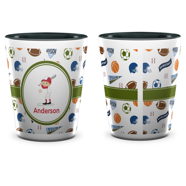 Sports Shot Glass - Two Tone - APPROVAL