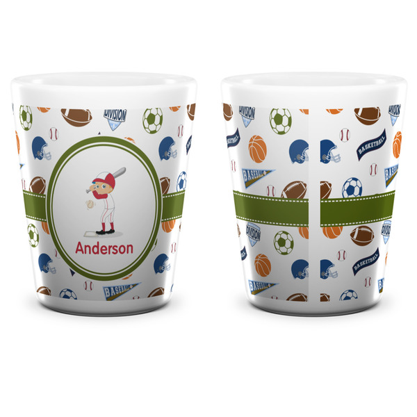 Sports Shot Glass - White - APPROVAL