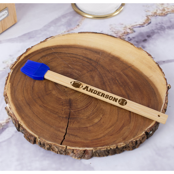 Sports Silicone Brush - Blue - In Context