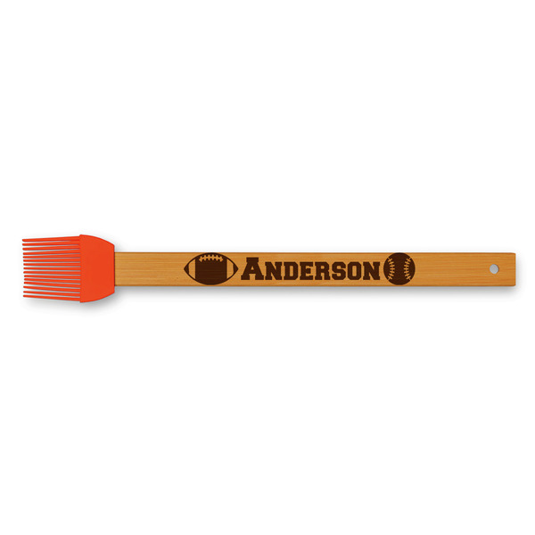 Custom Sports Silicone Brush - Red (Personalized)