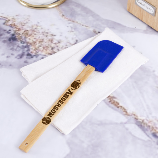 Sports Silicone Spatula - Blue - In Context
