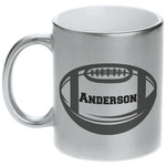 Sports Metallic Silver Mug (Personalized)