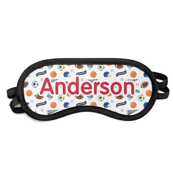 Custom Sports Sleeping Eye Mask - Small (Personalized)
