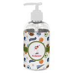 Sports Plastic Soap / Lotion Dispenser (8 oz - Small - White) (Personalized)