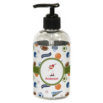 Sports Plastic Soap / Lotion Dispenser (8 oz - Small - Black) (Personalized)