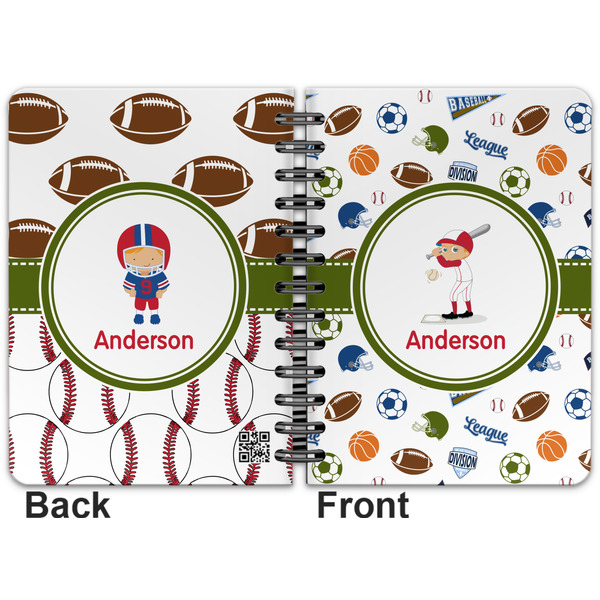 Sports Spiral Journal 5 x 7 - Apvl