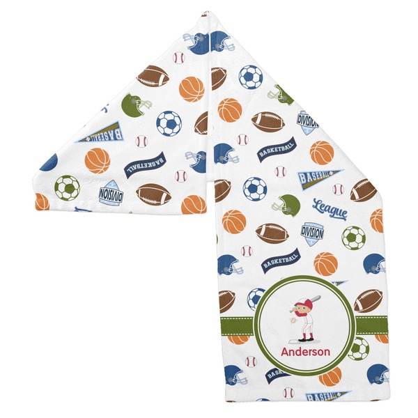 Sports Sports Towel Folded - Both Sides Showing