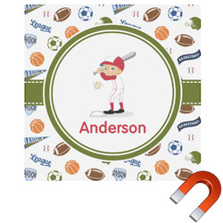 Sports Square Car Magnet - 10" (Personalized)